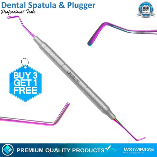 Instrumentos de llenado compuestos dentales espátula y tapón puntas recubiertas de titanio - Imagen 3 de 5