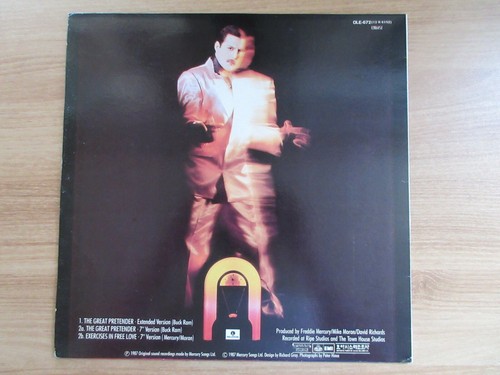 FREDDIE MERCURY - The Great Pretender Korea LP 1987 QUEEN - Picture 3 of 5