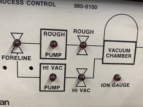 Airco Temescal FC-1800 Varian Vacuum Process Control 980-6100 ID-D-TRACK-2-004 - Picture 3 of 11