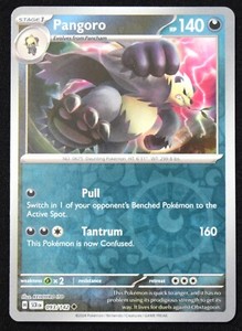 Pokemon TCG Pangoro 093/142 2024 Stellar Crown Reverse Holo Uncommon Card - NM