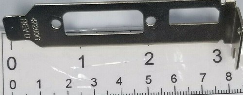 Half Height SFF Bracket AMD 4550 5450 6450 7470 7570 8570 Nvidia NVS 400 600 620 - Picture 4 of 4