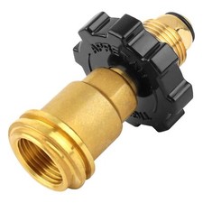 Propane Tank Adapter with Wrench Converts POL to QCC1 / Type 1 Connection