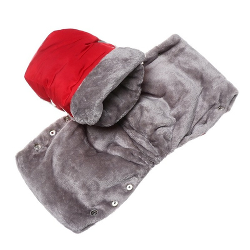 Kinderwagen Warm Handschuhe Snap Knopf Wasserfest Hand Muff Fäustling - Afbeelding 1 van 16