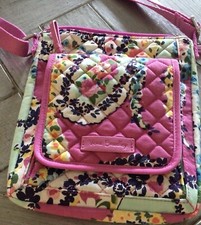 NWT-Vera Bradley-Retired-Wild Flower Paisley-RFID Mini Hipster-Crossbody-MSRP$48