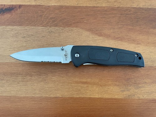 3.5" DELTA RANGER 15-208B FROST CUTLERY WITH BELT CLIP - Picture 3 of 11