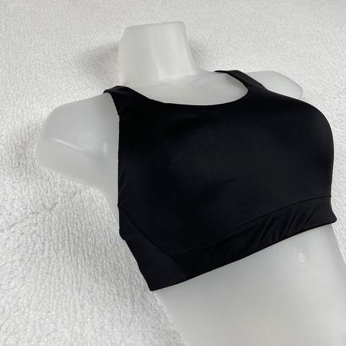 Athleta Bra Womens 32D Black Advance Bra Gym Yoga Workout Activewear Runner - 第 6/12 張圖片