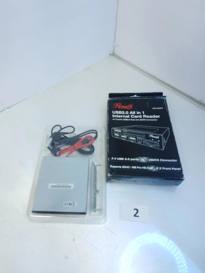 Rosewill USB 2 All in 1 Internal Card Reader RCR-IM5001  3 x USB 2 eSATA - Image 2 of 4