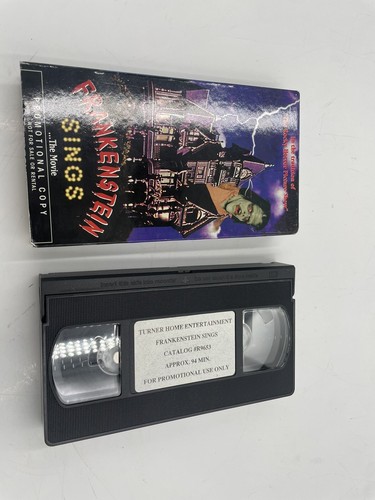 Frankenstein Sings aka Monster Mash VHS Prism Rare Promo Screener Horror Cult - Picture 8 of 8