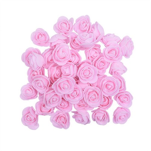 100/200pcs 3.5cm Mini Artificial Rose Flower Heads For Home DIY Scrapbook Decor - Picture 12 of 26