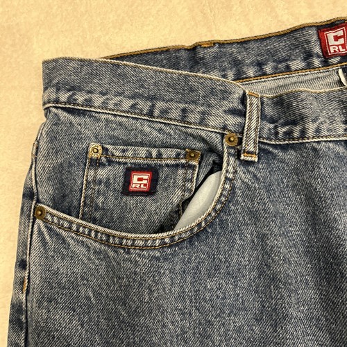 jeans blu denim chaps ralph lauren taglia 38 cucitura interna 34” - Foto 3 di 5