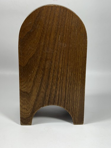 Vergine Maria vintage bronzo/ottone su base legno Santa Madre Madonna con crocifisso - Foto 7 di 19