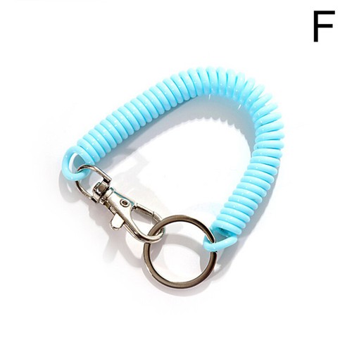 Porte-clés Spirale Rétractable Ressort Téléphone Anti-Perte Cordon Sangles Porte-clés - Photo 7 sur 19
