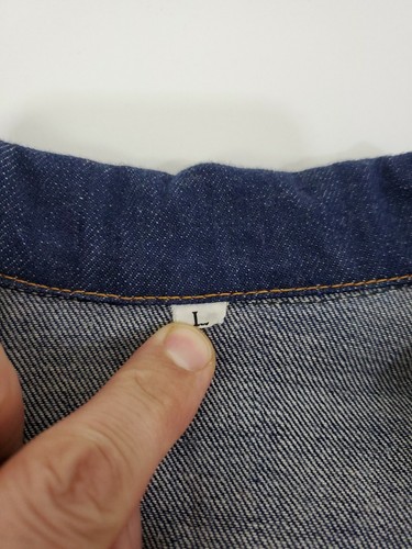 Raw LEVI'S original vintage denim jacket size L - Women's Levi's for Gals - Picture 2 of 11