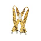 Leather Yellow Suspenders for Men