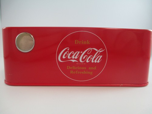 Coca-Cola Dose Serviettenhalter rot mit Flaschengewicht Retro lecker erfrischend - Bild 6 von 7