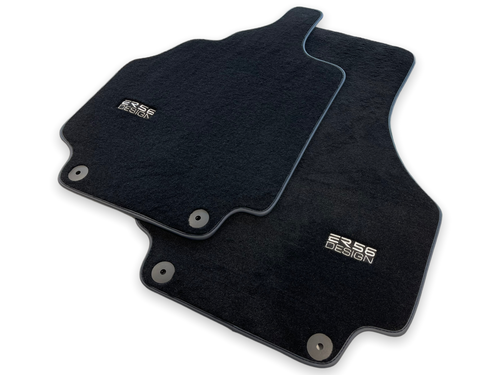 Fußmatten Für AUDI R8 1st Gen 2007-2014 Schwarz Teppiche Set ER56 Design Brand - Bild 2 von 10