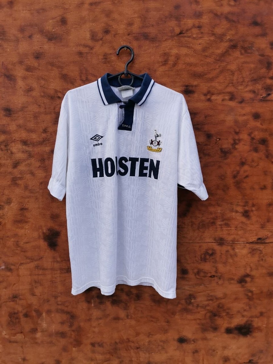 TOTTENHAM HOTSPURS 1991/1993 HOME FOOTBALL SHIRT UMBRO SIZE XL