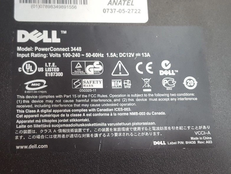 Dell PowerConnect 3448 48-Port Ethernet Managed Switch - Image 2 of 2