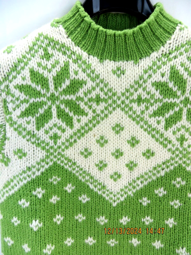 Brooks Brothers Gr. 6 100 % Wolle grün weiß Fischer Skigebiet Pullover Pulli - Bild 23 von 24