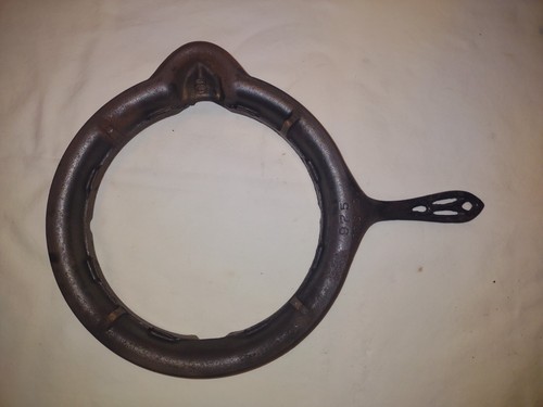NICE Vtg 1908 GRISWOLD AMERICAN #8 Cast Iron Waffle Maker 885/886 /975 Low Base - Picture 15 of 17