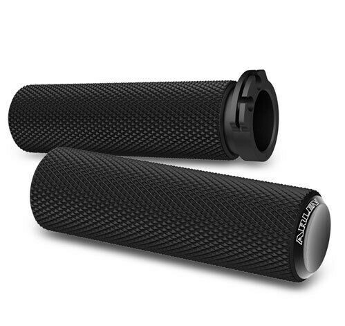 MANOPOLE ARLEN NESS KNURLED harley davidson SOFTAIL DYNA ROAD KING ELECTRA GLIDE - Foto 7 di 11