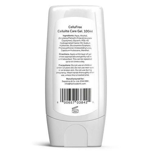 CELLUFREE CELLULITE GEL SERUM HERBAL TREATMENT ANTI CELLULITE MAX STRENGTH - Picture 2 of 2
