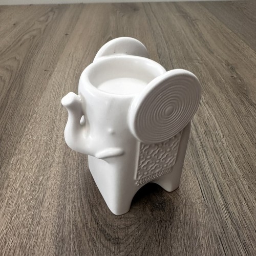 Partylite Jonathan Adler Elephant Tealight Candle Holder Votive Holder White - Picture 3 of 7