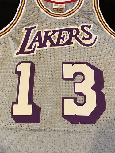 Los Angeles Lakers Wilt Chamberlain Mitchell And Ness Swingman Jersey Mens L NWT - Picture 2 of 10