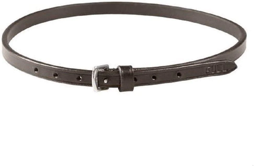 New! Horze LEATHER FLASH NOSEBAND STRAP Cob or horse size, Brown or Black - Picture 2 of 6