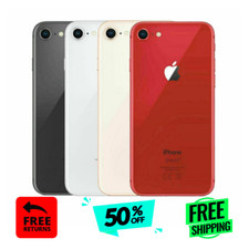 Apple iPhone 8 256GB 128GB 64GB GSM Unlocked Tmobile Verizon iOS - Red Silver