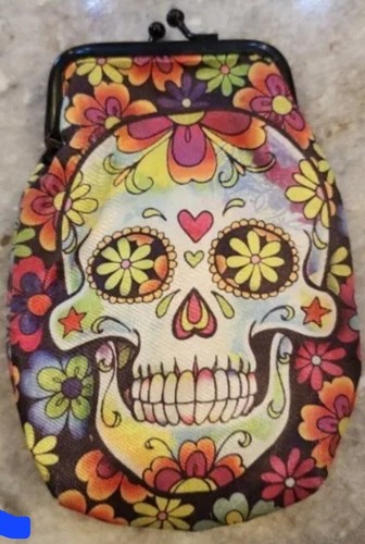 Dia de los Muertos - Tag der Toten - Sugar Skull Neopren Geldbörse-Etui - Bild 2 von 4