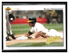 1992 Upper Deck #155 Rickey Henderson