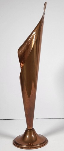 Copper Weighted Vase Hand Made in Ireland - Picture 4 of 9