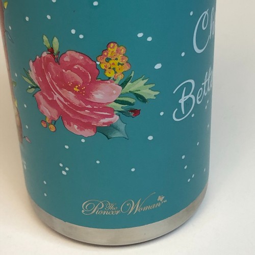 Pioneer Woman Holiday Christmas Stainless Steel 16oz Water Bottle New *U Pick - Picture 38 of 43