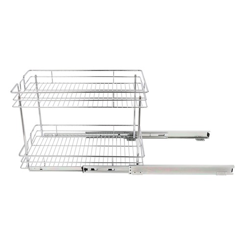 2 Tier Individual Pull Out Cabinet Organizer 19.5"/16.5" W, Slide Out Kitchen - Bild 93 von 108