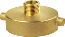 Fire Hydrant Hose Adapter 2-1/2" NST/NH Female X 3/4" GHT Male, Brass Fire Hy...