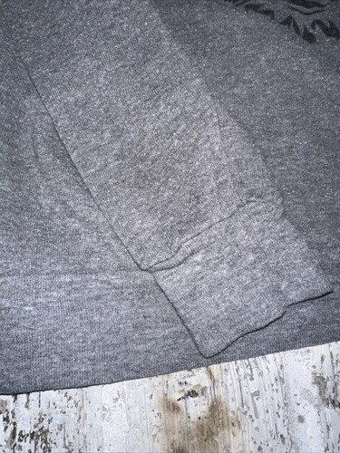 Warrior Dash Pullover Damen grau Crew Climb Conquer Grafik Baumwolle Wolf OCR - Bild 5 von 7