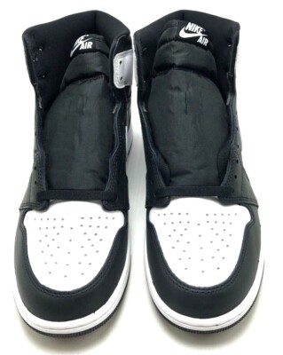 NEW* Men NIKE Air Jordan 1 Retro High OG Black / White -White