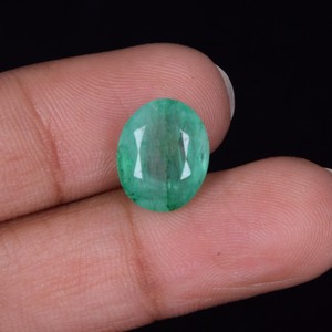 Natural-4-05-Ct-Colombian-Green-Emerald-Certified-Oval-Cut-Loose-Gemstone-DC-160