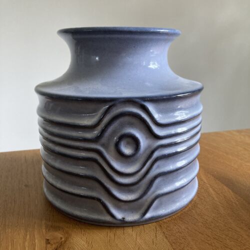 TOP op art Vase Cari Zalloni vintage Steuler Keramik fat lava 70s fohr 406/15 Ra - Bild 2 von 8