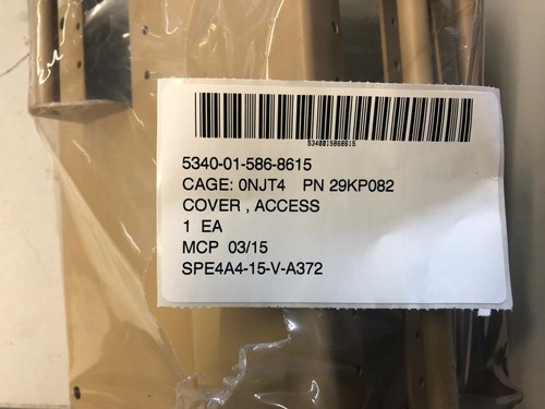 US Army HMMWV Cover Access NSN 5340-01-586-8615 PN 29KP082 - Picture 4 of 5