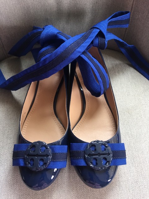 tory burch maritime ankle wrap ballet flat