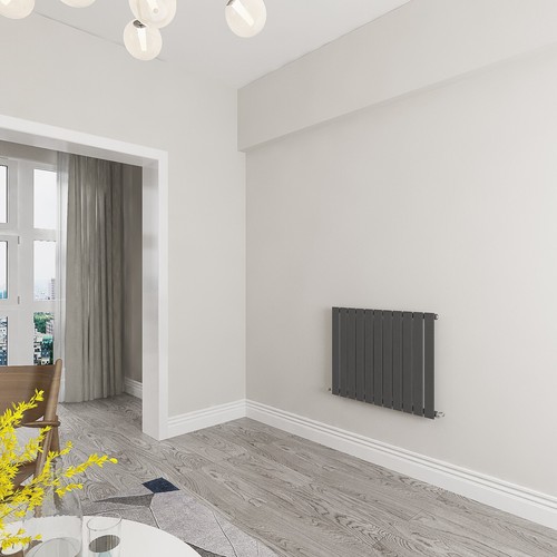 Designer Oval Column Flat Panel Radiator Horizontal Vertical Central Heating Rad - Picture 225 of 387