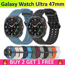 Samsung Galaxy Watch Ultra 47mm Silicone Strap Sport Premium Band