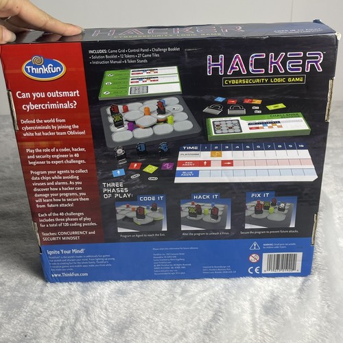 Thinkfun HACKER Cybersecurity Logic Board Game Single or Multi Player 10+ - Picture 15 of 18