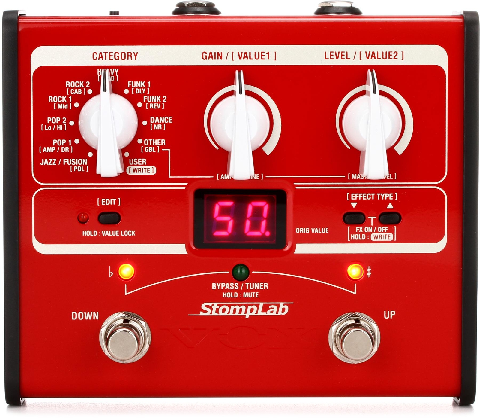 Педаль эффектов моделирования басов Vox StompLab IB