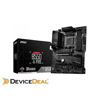 MSI B550-A PRO AM4 ATX Motherboard 4xDDR4 2xPCIE 2xM.2 HDMI DP RAID LAN TPM 6xS - Picture 2 of 2