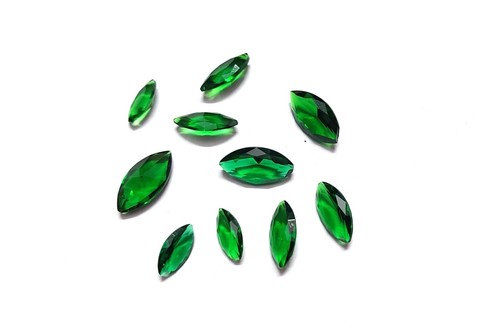 10 Pcs Chrome Diopside Color Marquise Cabochon Hydro Gemstone Jewellery Making - Picture 5 of 6