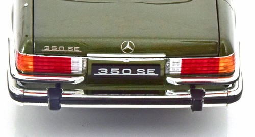 1:18 Norev Mercedes 350 SE W116 US-Version 1973 darkgreen-metallic - Picture 8 of 8