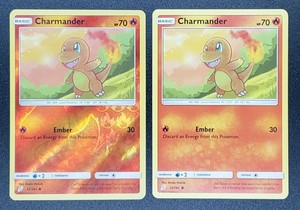 Pokemon CHARMANDER 12//181 Rev Holo Team Up MINT